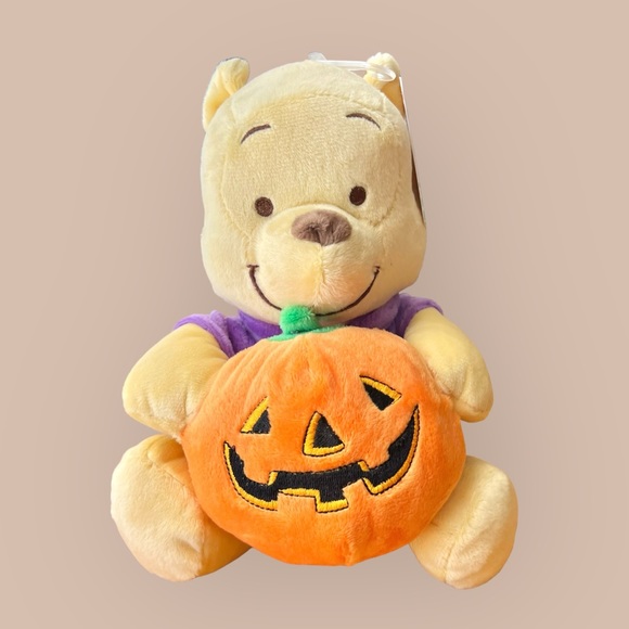 Winnie The Pooh Soft Pumpkin Halloween Plush New - Picture 11 of 11